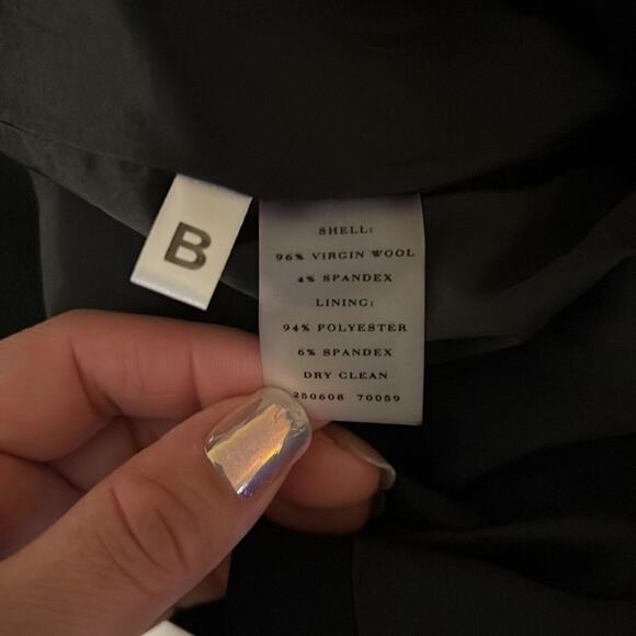 Ann Taylor Wool Blend Structured Double Lapel Blazer Size 12P - Picture 6 of 6